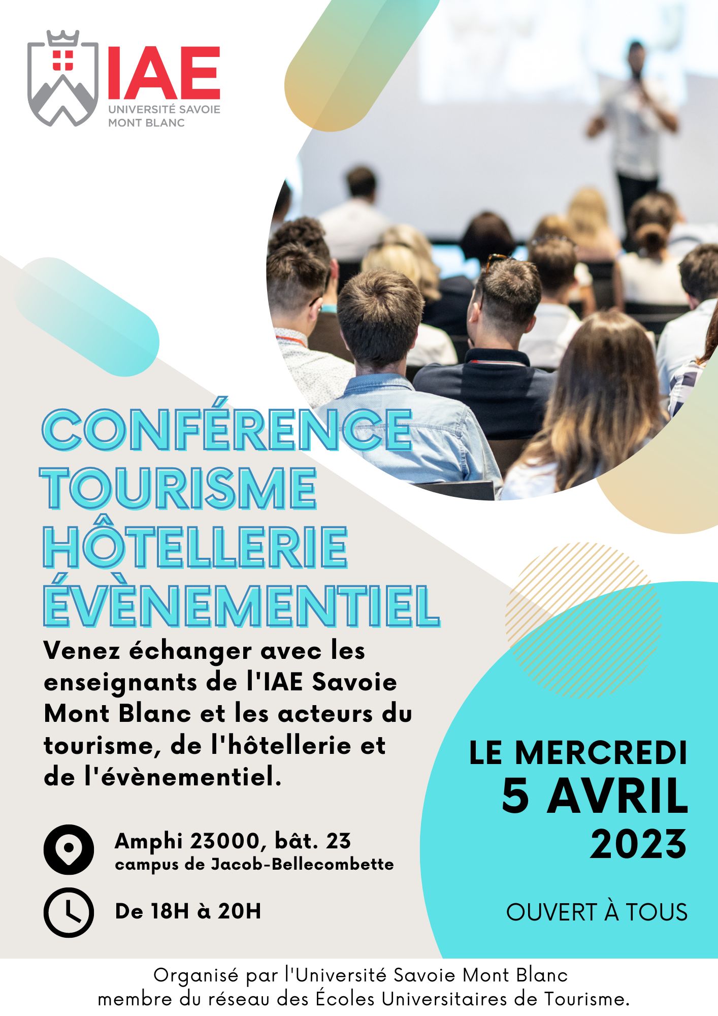 Conférence sur Les métiers du tourisme, de l’hôtellerie et de l’événementiel