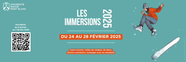 Candidature Immersions USMB